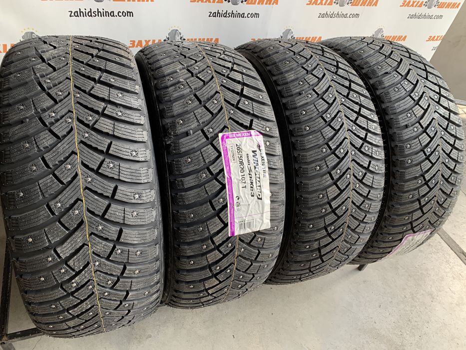 (8шт) нові 265/50R20 Nexen Winguard WinSpike 3 (107T) шип зимові шини