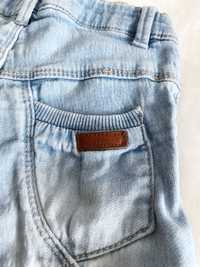 Spodnie jeans niemowlęce r. 68 4-6 miesięcy