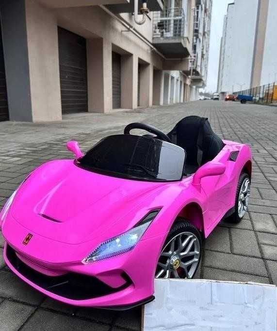 Дитячий електромобіль Ferrari, всі кольори, 4x4, детский электромобиль