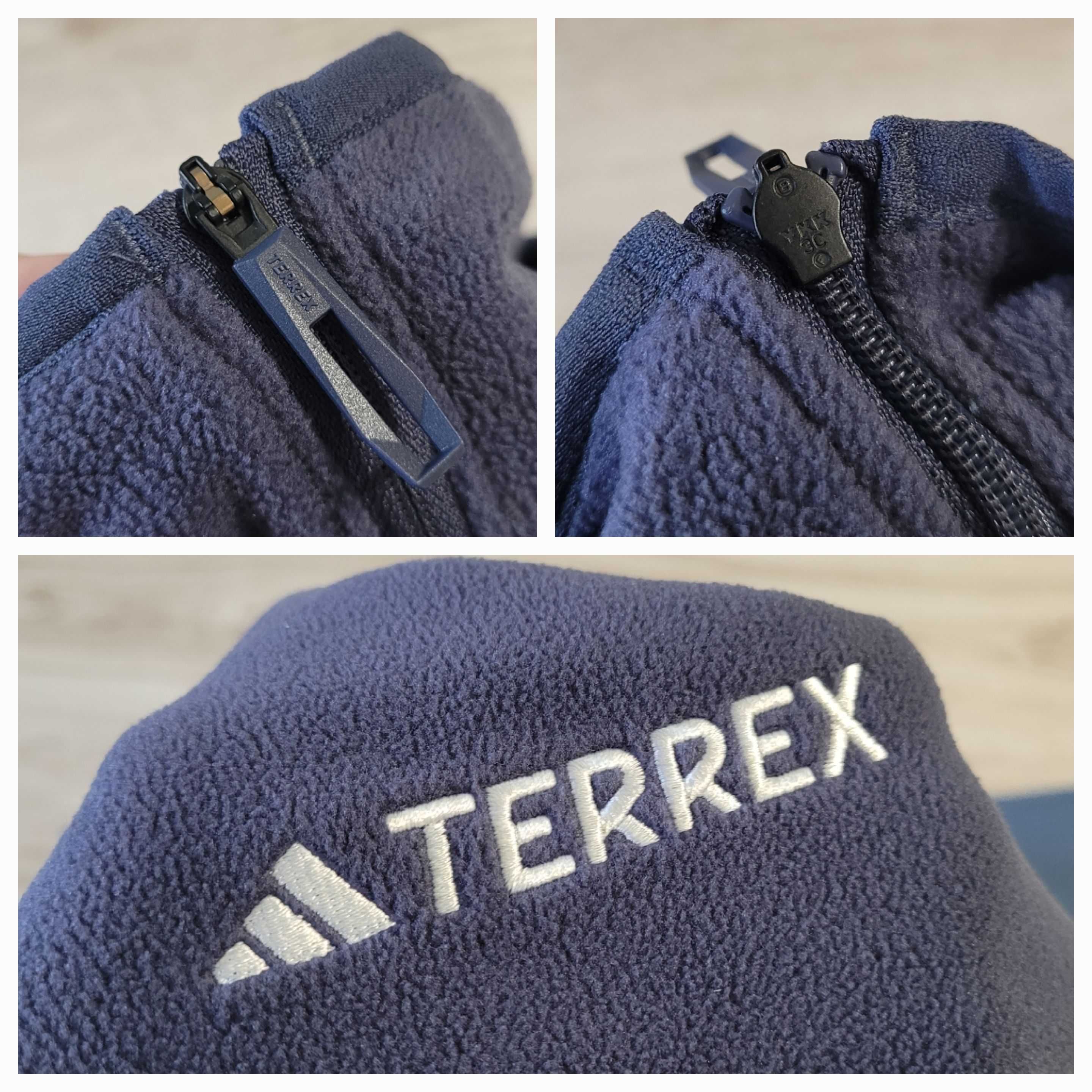 Нова Adidas Terrex розмір M, L, XL чоловіча флісова кофта фліска синя