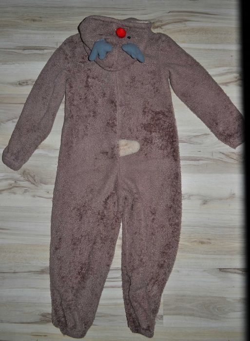 80^ renifer jelonek strój przebranie piżama 6/7 Lat_ 116/122