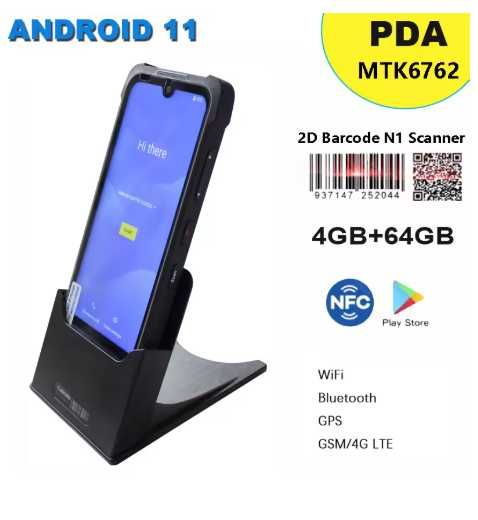 Pda android 11 pda terminal portátil 4gb + 64gb 2d scanner 4G GPS wifi