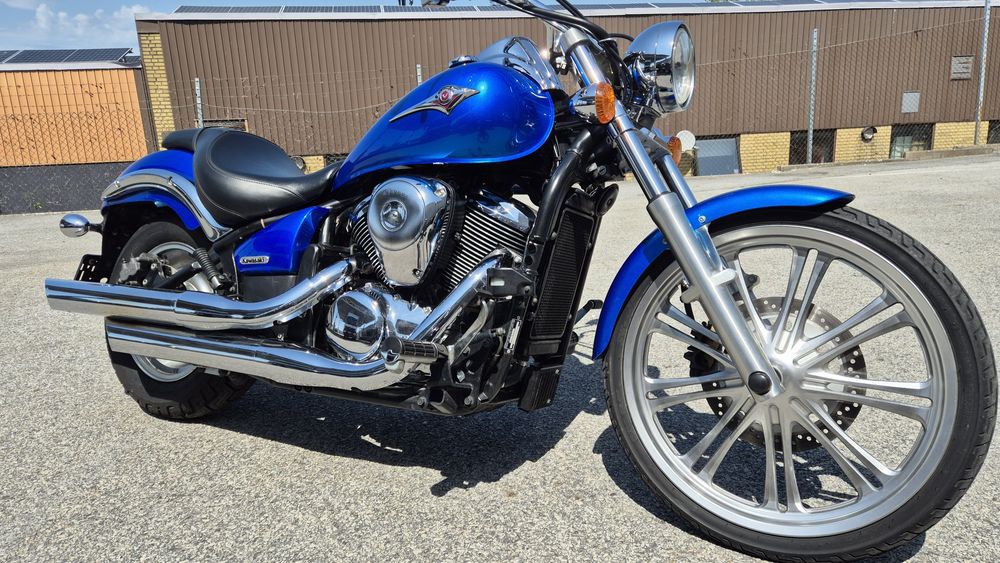 4000 km kawasaki vulcan 900 wtrysk stan nowy vance hines l