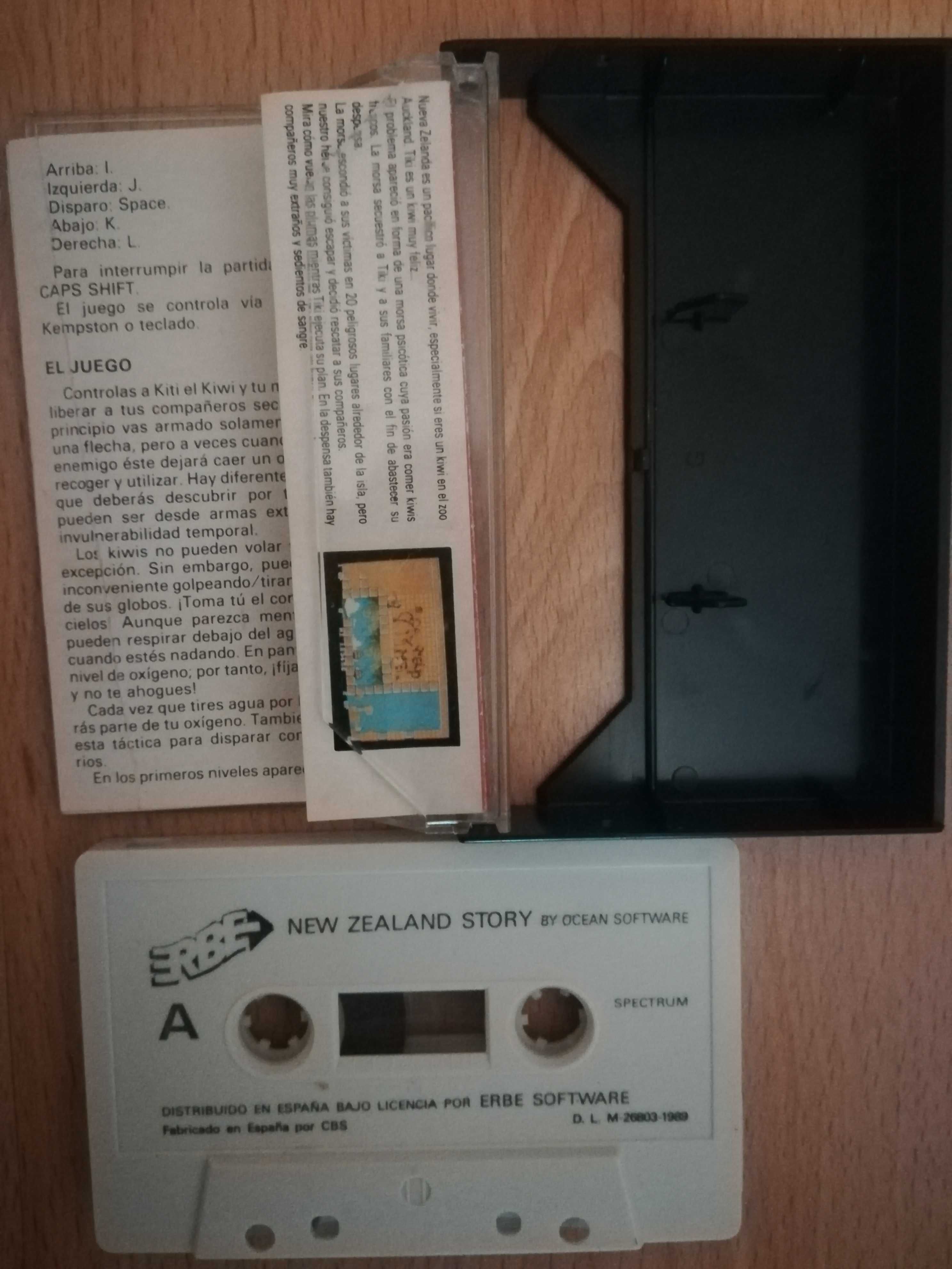 NewZealand Story zx spectrum original da editora ERBE!