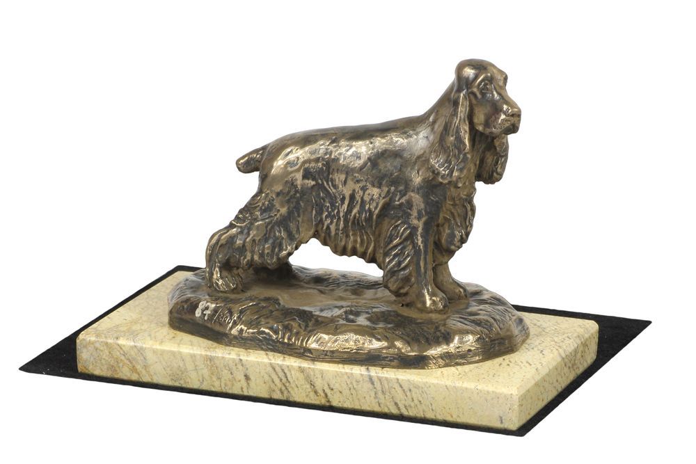 Cocker spaniel angielski statuetka na piaskowym kamieniu Art-Dog