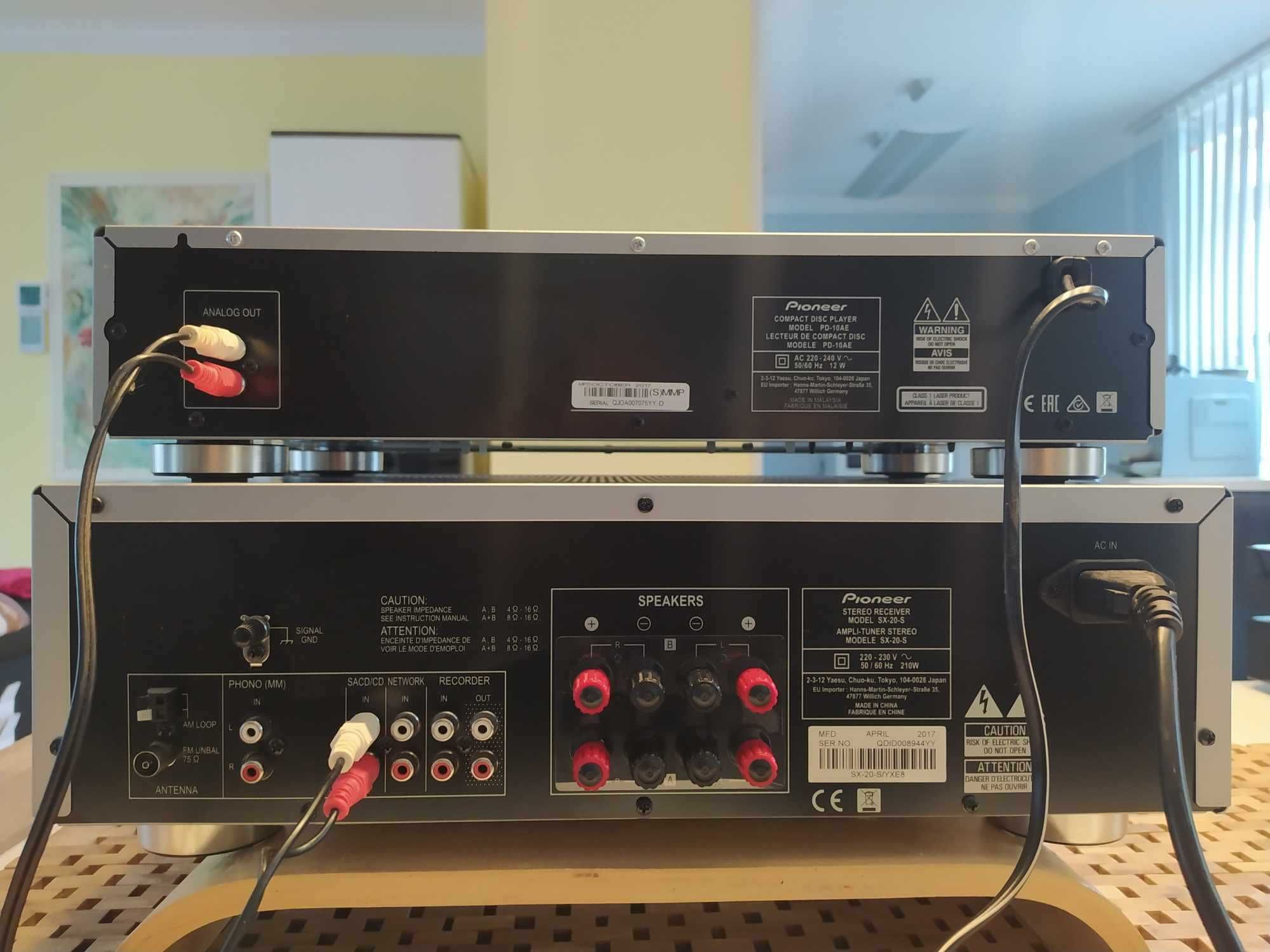 Amplituner Pioneer SX 20  +  Pioneer PD-10AE - Odtwarzacz CD