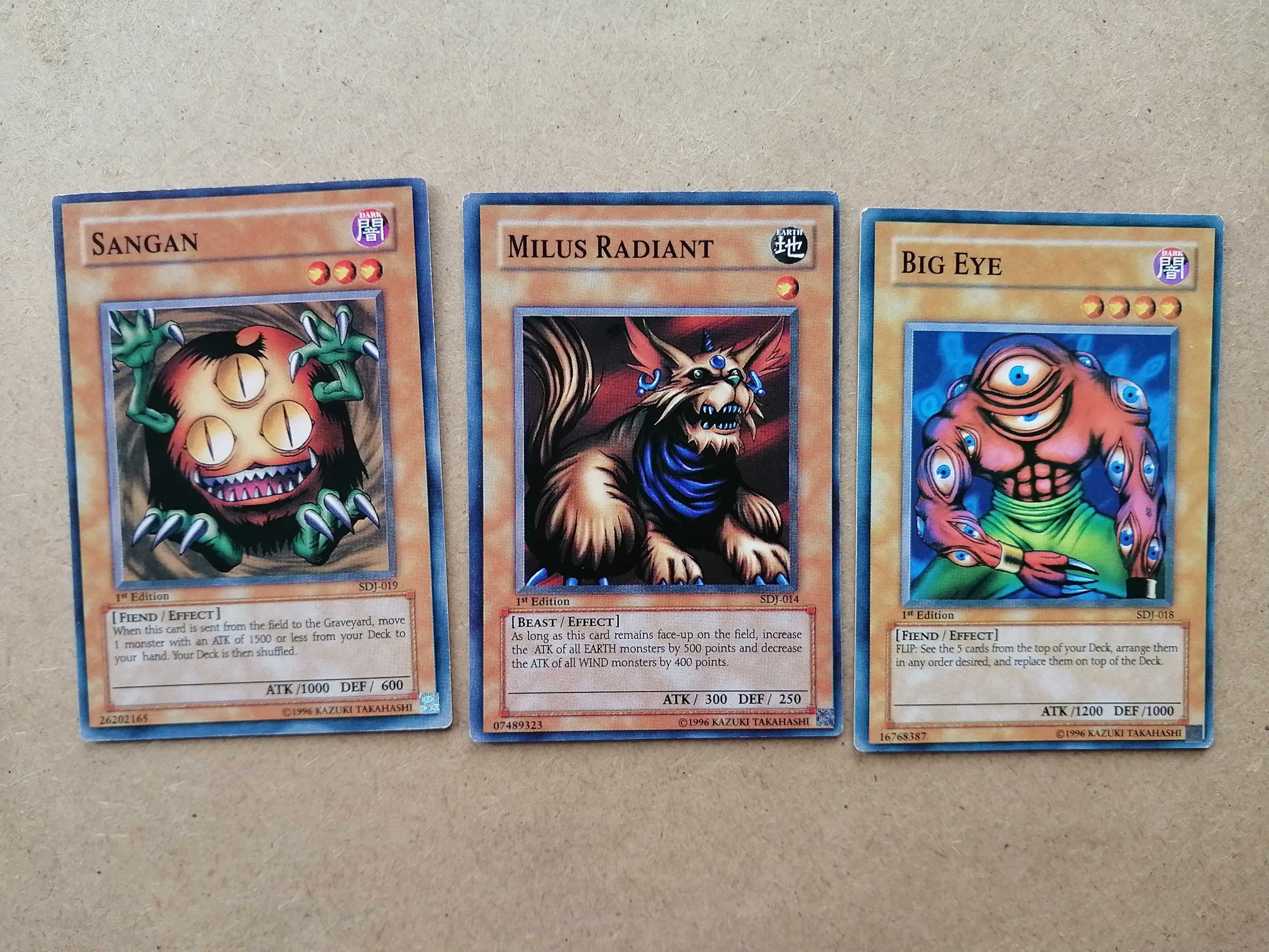 Cartas Yu-Gi-Oh 1st edition