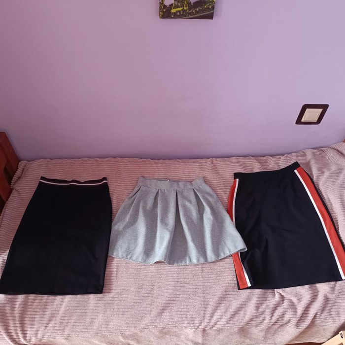 Spódnica spódniczka - rozmiar 38 M - Zestaw 3 szt