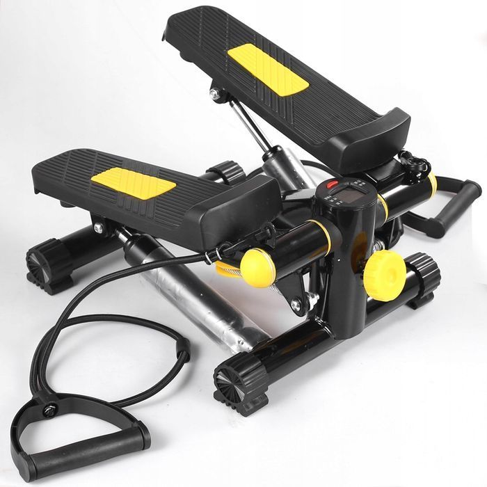 Stepper fitness do ćwiczeń z licznikiem kroków Steper treningowy 2w1