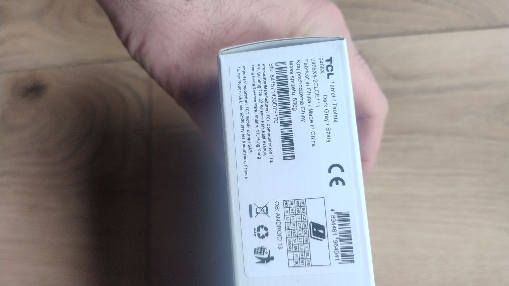 TCL NXTPAPER 11 -4GB+128GB Szary NOWY!!!