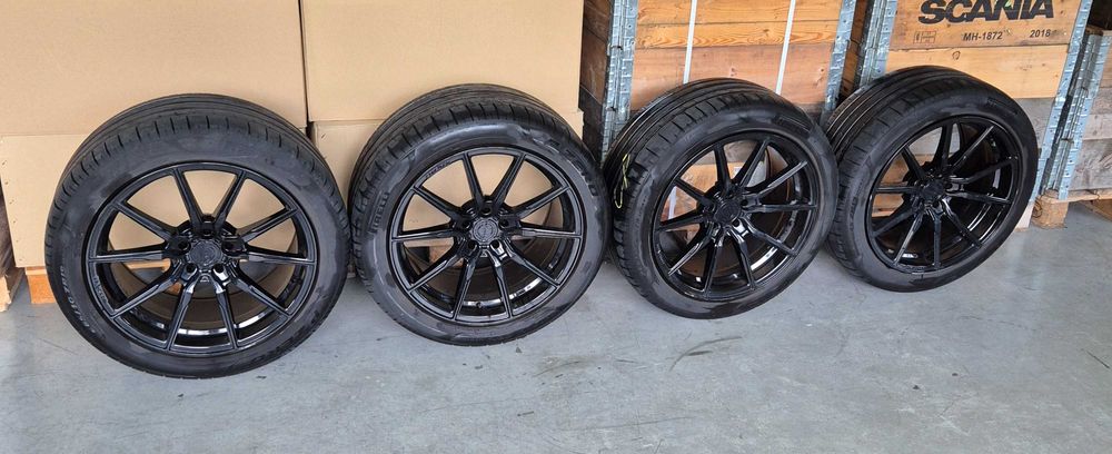 Felgi 19" 5x112 komplet, koła używane mercedes 255/45/19  285/40/19