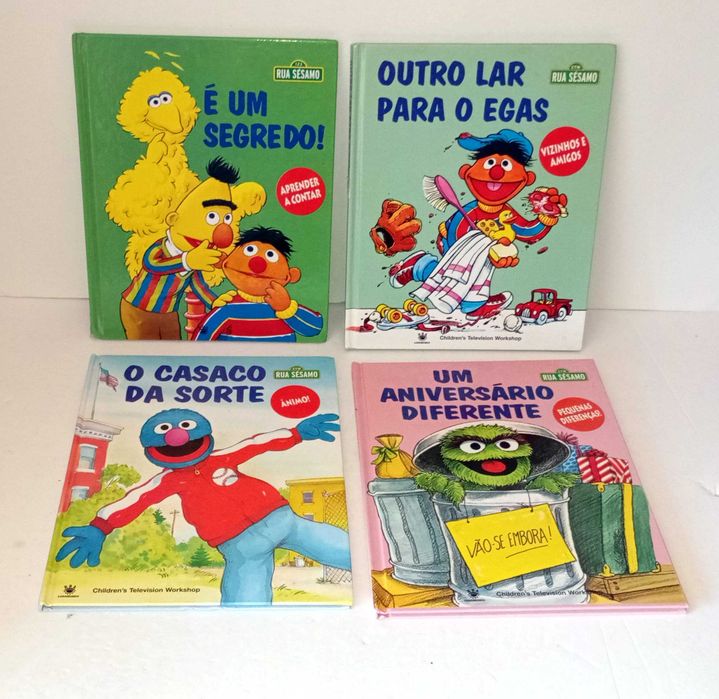 Livros da Coleção da Rua Sésamo (mais nas restantes fotos)