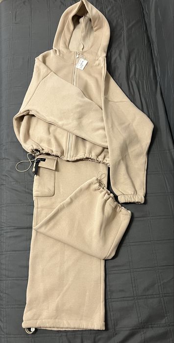 Новий утеплений оверсайз костюм