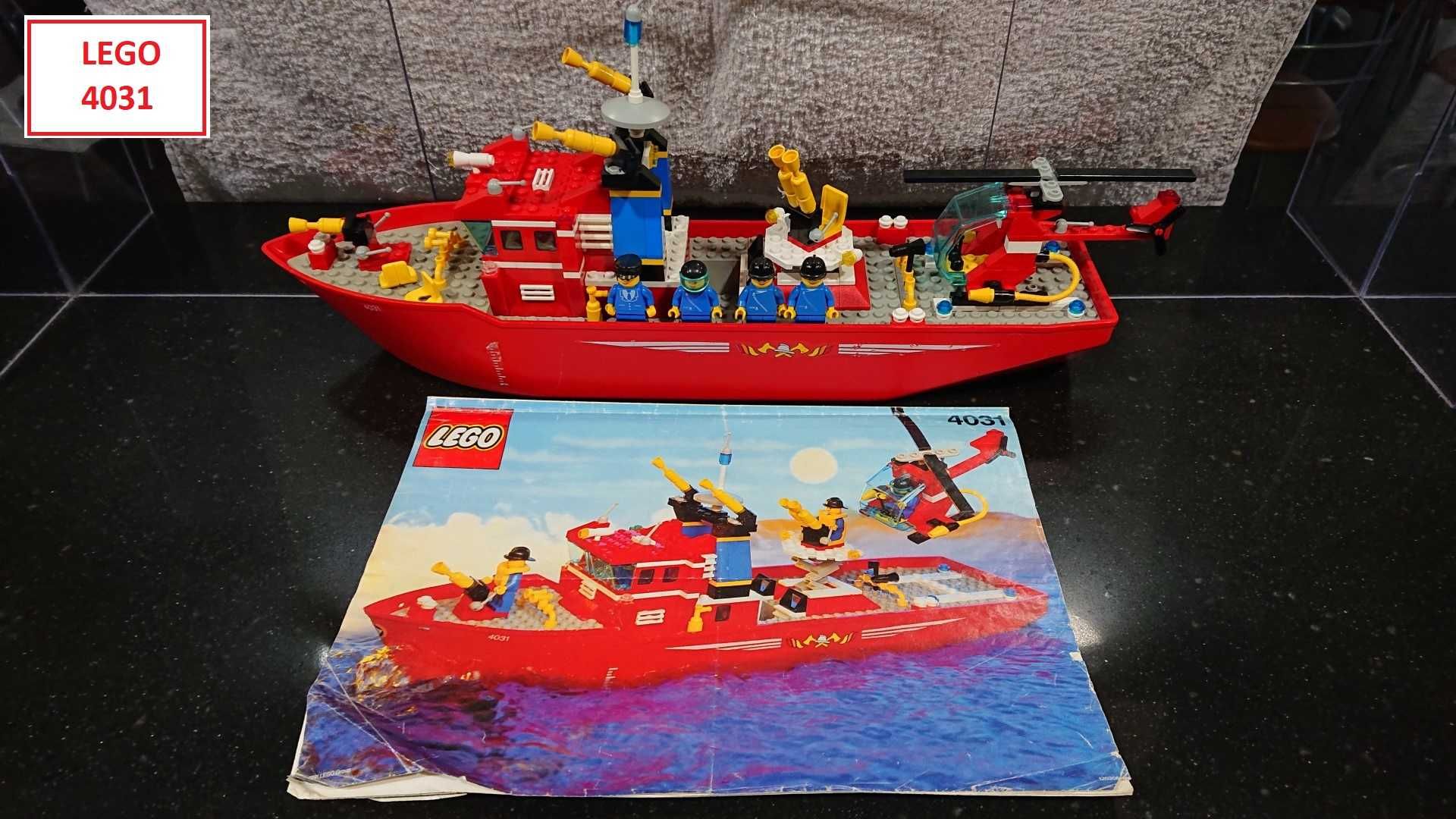 LEGO Barcos Flutuáveis: 4030; 4031; 4022; 4011; 4021; 4020; 4005; 4002