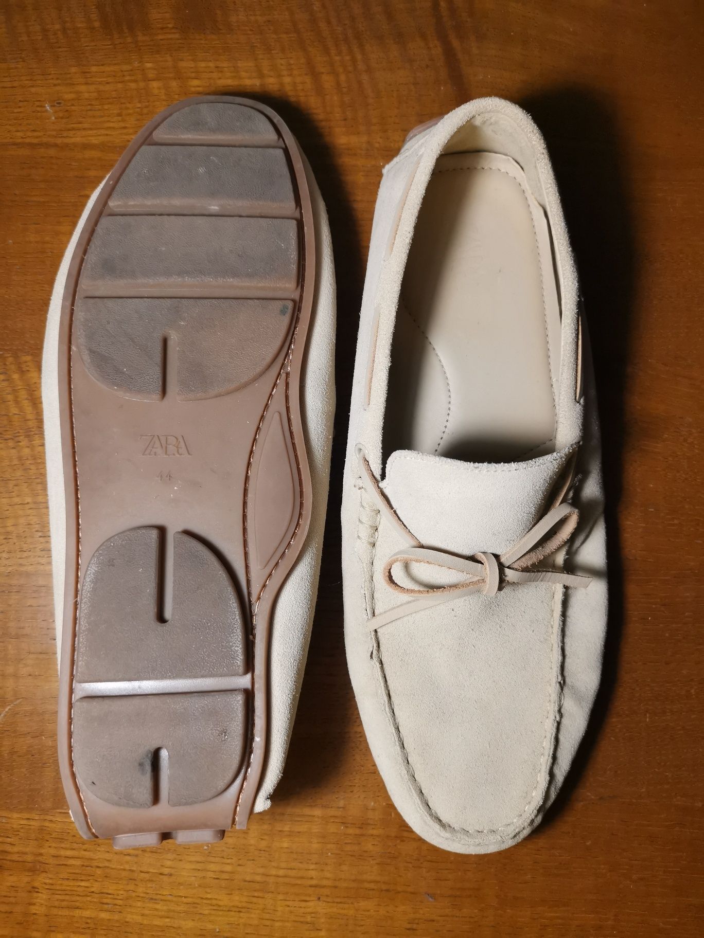 Sapato de Vela Zara bege T.44