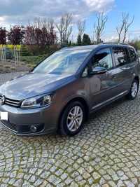 Volkswagen Touran Zadbany 7-osob VW Touran z kompletem dodatkowych kół z PL salonu