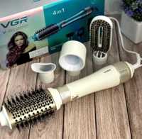 Фен-щітка для волосся vgr професійний повітряний стайлер v-493 4 в 1