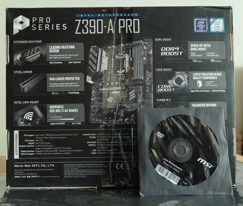 MSI Z 390-A PRO płyta główna.