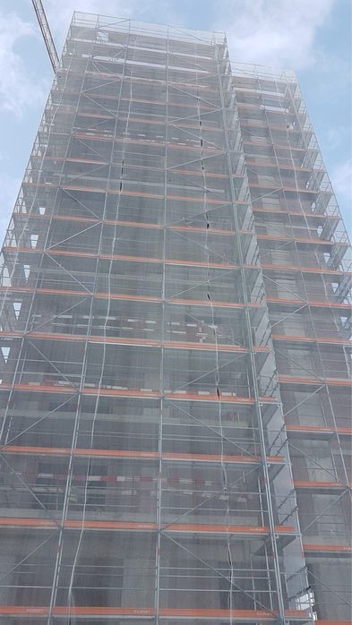 Montagem e desmontagem de andaimes