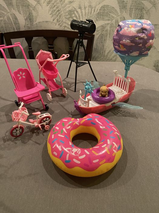 Camper/kamper Barbie zestaw z lalkami i akcesoriami