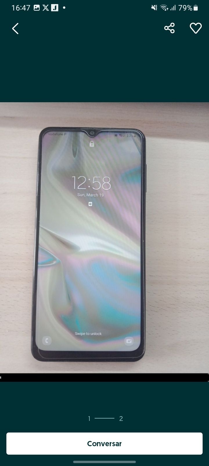 Samsung a12 128gb tem plicula