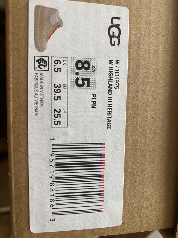 Снікерси кросівки ugg highland us 8,5 оригінал