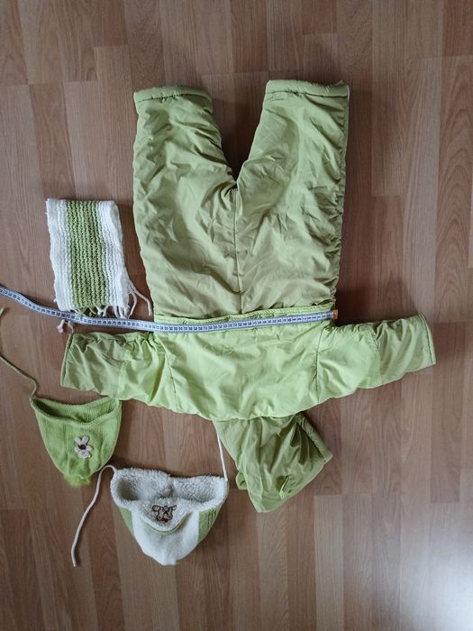 Комбінезон дитячий зимовий+шапки, шарф