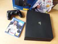 Konsola SONY PS4 PRO 1TB PEŁEN komplet ! FIFA / PAD / karton / kable