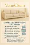 Limpeza de sofá, carpetes e estofos de carro