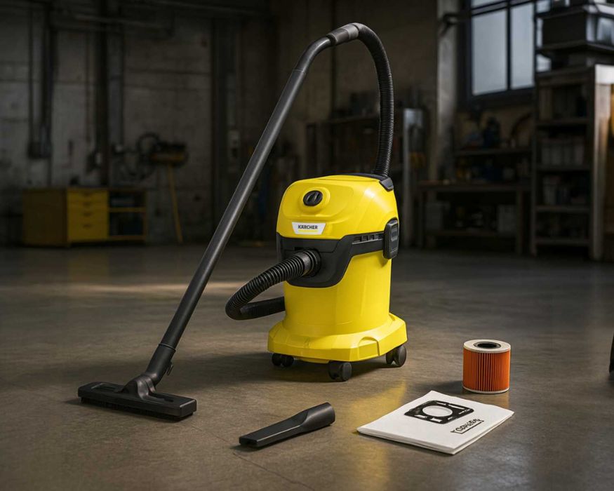 WIELOFUNKCYJNY Karcher WD 3 Odkurzacz Warsztatowy Garażowy Mocny 1000W