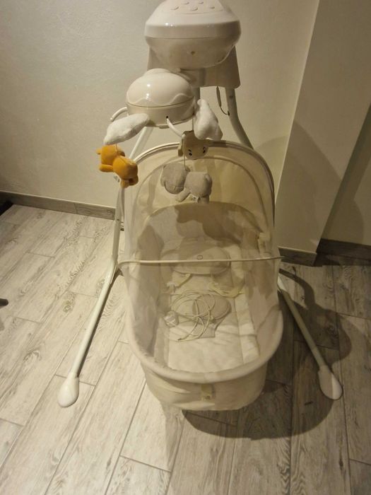 HENNY 2w1 Lionelo bujaczek, huśtawka, gondola, 12 melodii, MP3,