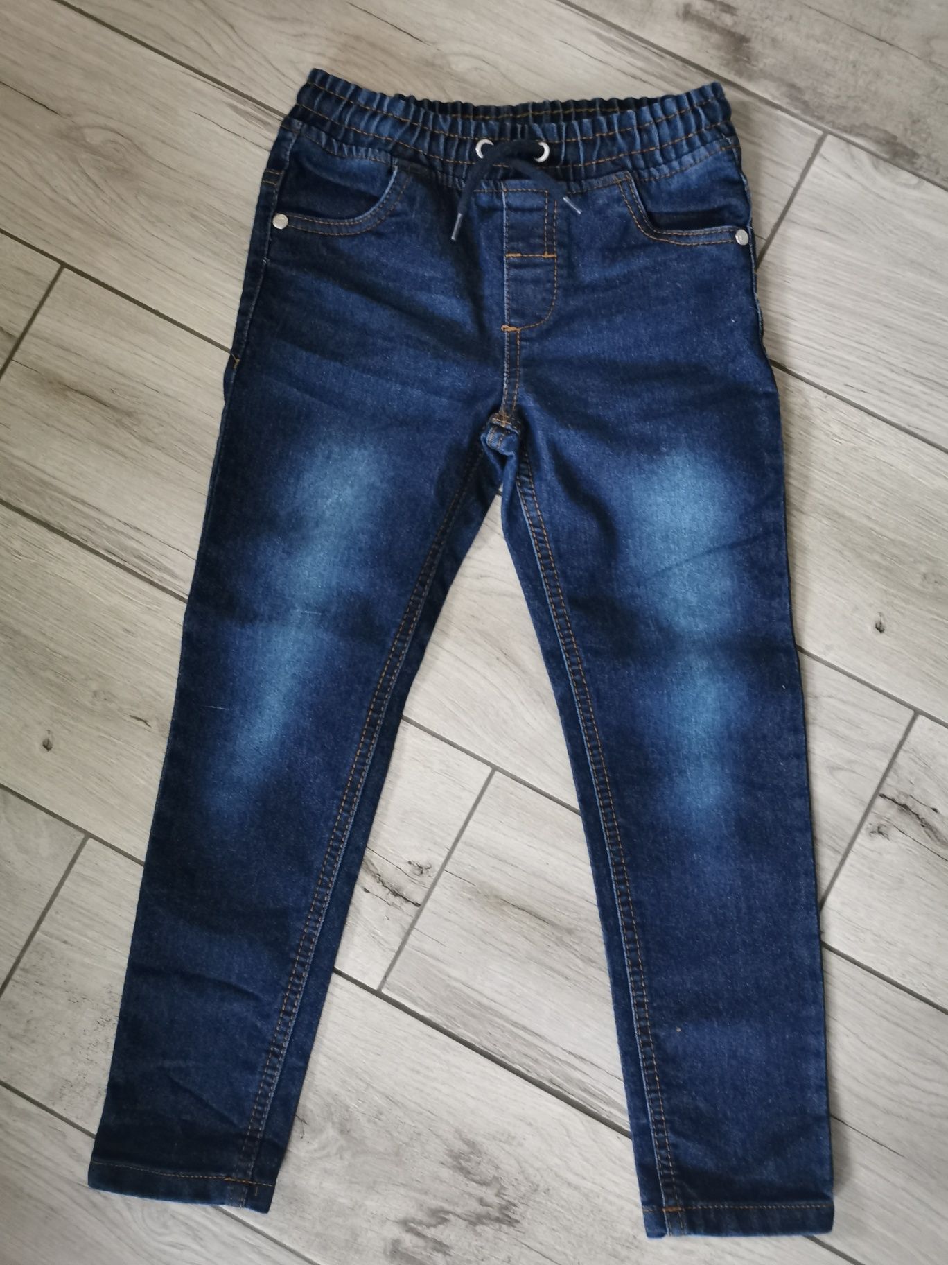 Spodnie jeansy, dżinsy 116 jak nowe