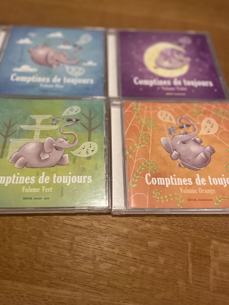 Comptine de toujours 4 cd Francuskie plyty