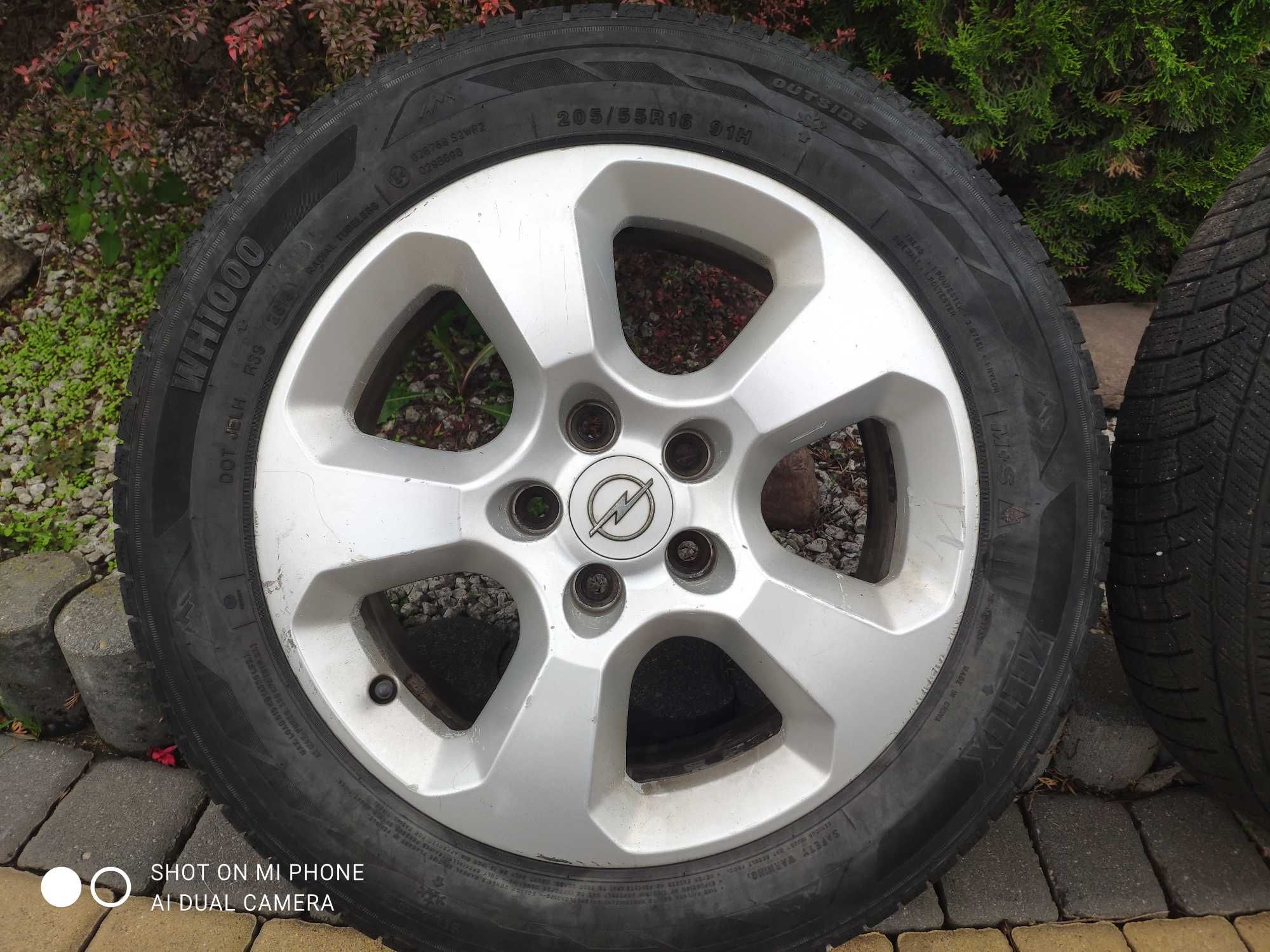 Koła opony felgi OPEL 5x110 16 " ALUSY na zimę 205/55R16 zimowe komple