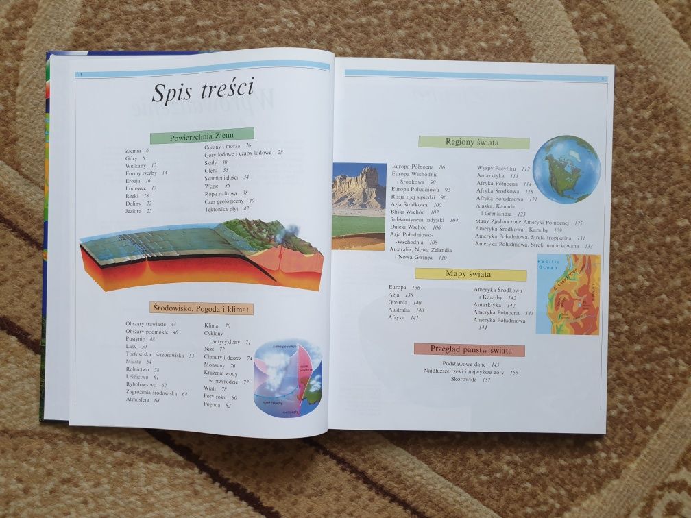 Oxford Leksykon Szkolny Planeta Ziemia album naukowy dla dzieci