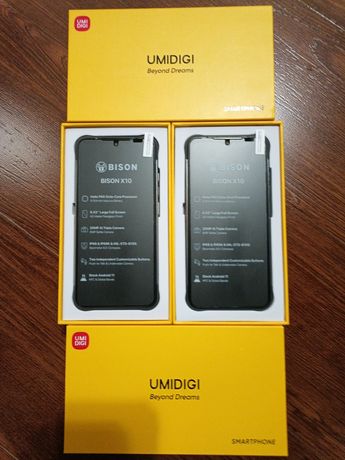 Смартфон UMIDIGI BISON X10 4\64gb 6150mAh NFC Helio P60, цвет серый