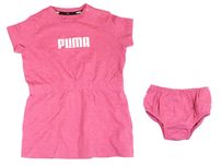 Bawełniana sukienka Puma + majteczki (9-12 miesięcy / 80 cm)