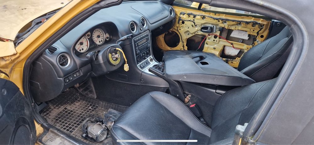 Mazda mx5 nb dach wnetrze lampy silnik dyferencjał sanki