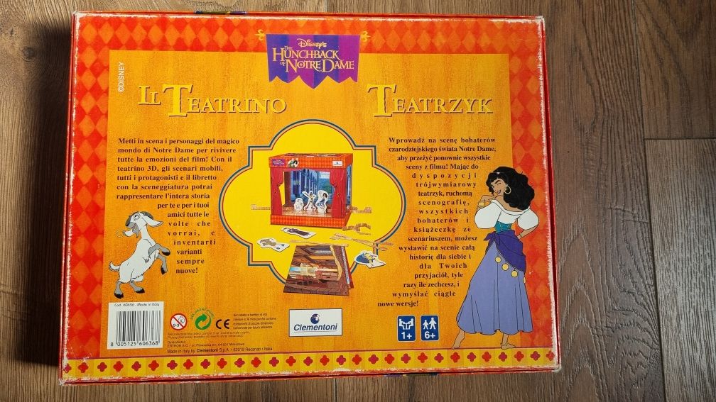 Teatrzyk Dzwonnik z Notre Dame Księżniczka na ziarnku grochu,Śpiąca