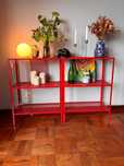 Conjuntos de Estantes Vermelhas IKEA