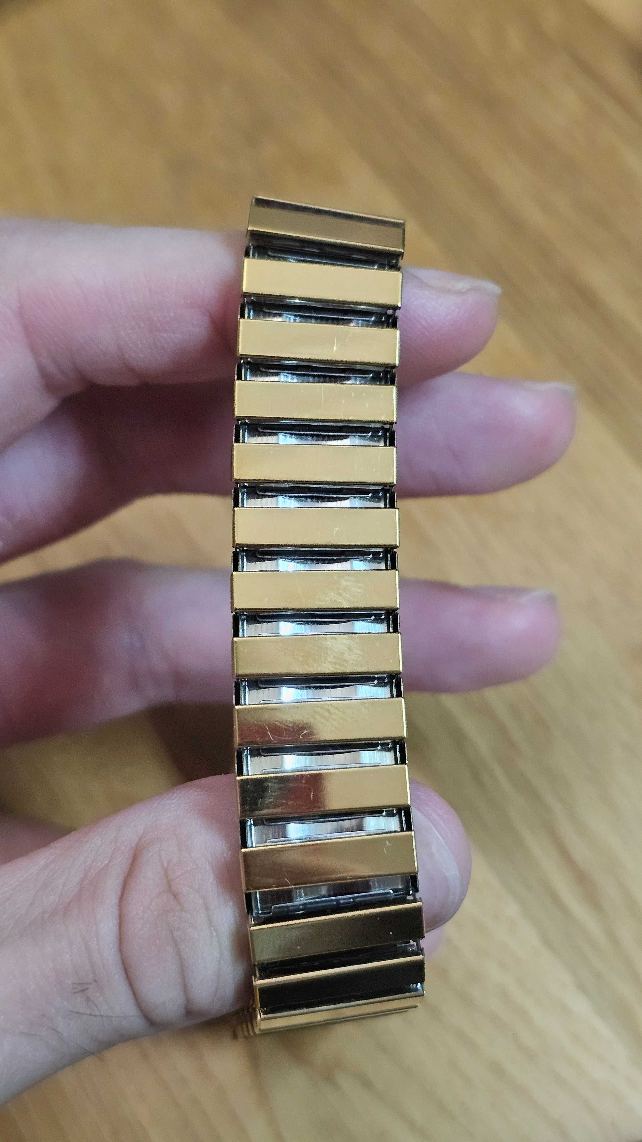 Bracelete Pulseira Dourada Elástica
