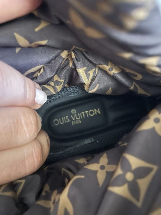 Дутіки сапоги уггі Louis vuitton срібло