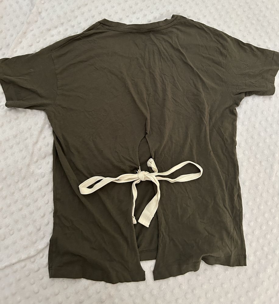 Mango tshirt z rozcięciem z tyłu r.m