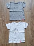 Zestaw 2x t-shirt "Lubię psocić! Chcę prosić!" Rozm.104 wiek 4 lata