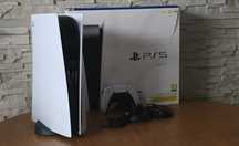 Konsola ps5 Playstation 5 + kontroler + okablowanie