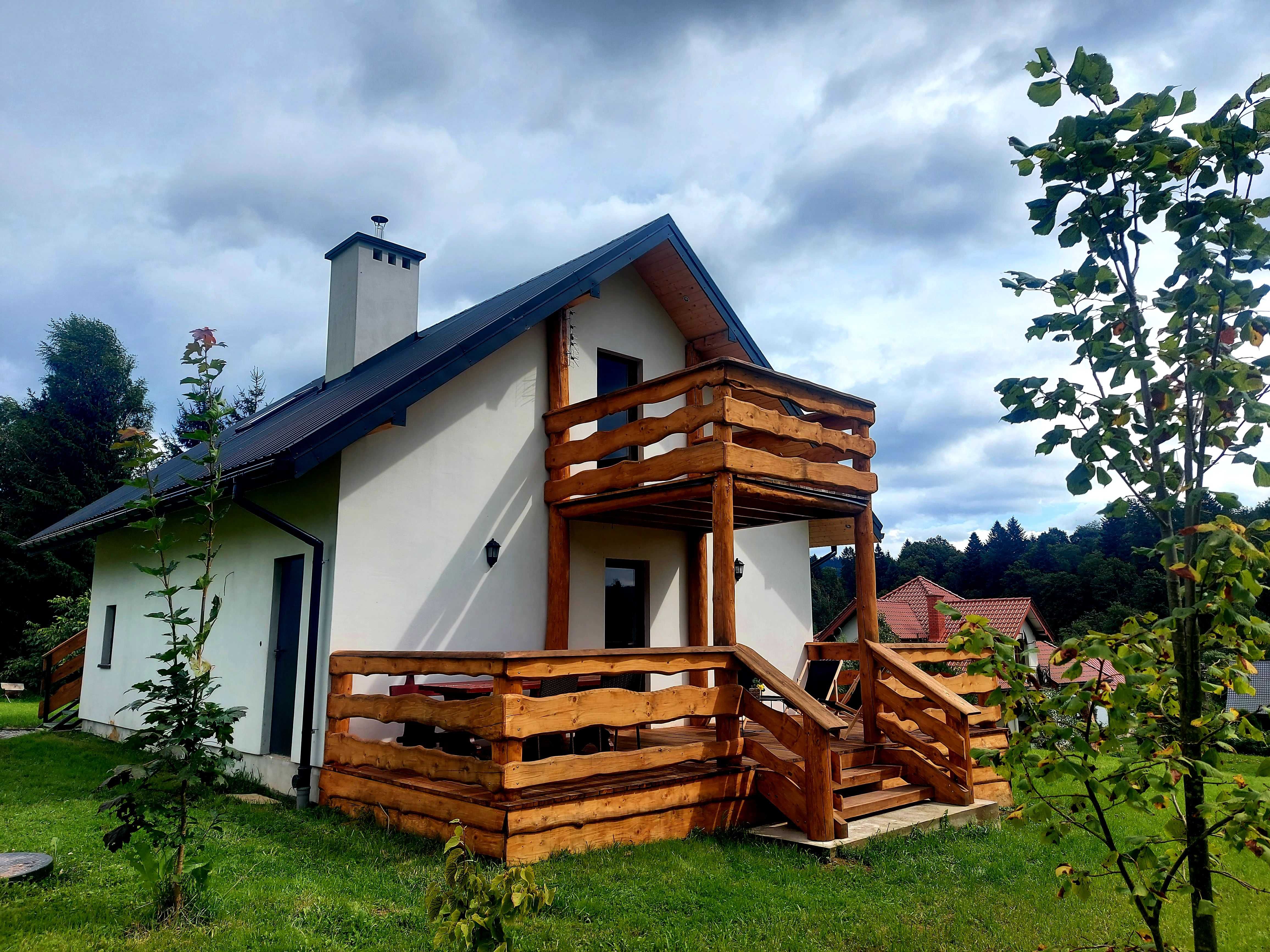 Domek do wynajecia  tyrolka Wańkowa Solina Bieszczady jacuzzi bania