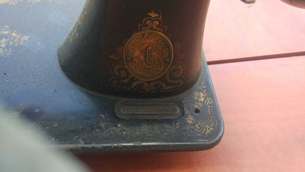 Maszyna Singer manfg.c.o trademark Antyk