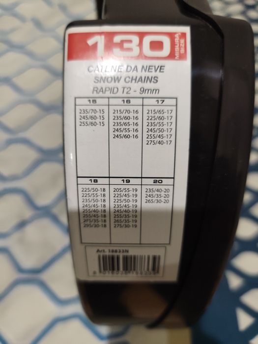 Correntes de neve novas