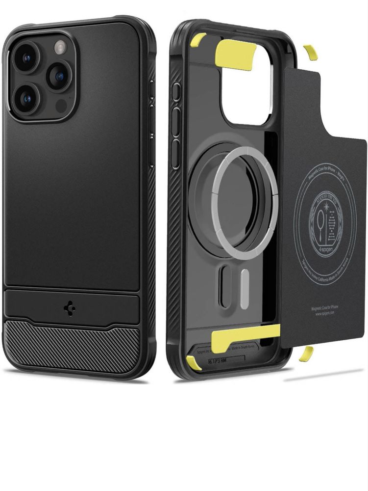 Etui plecki orginalne Spigen Rugged Armor iPhone 15 PRO