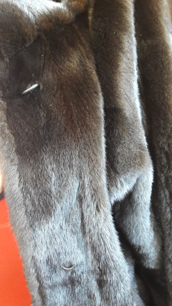 Шикарна норкова шубка BLACK NAFA